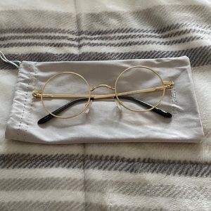 Circle lens, non prescription glasses